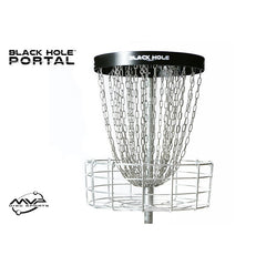 MVP Black Hole Portal Permanent Disc Golf Basket