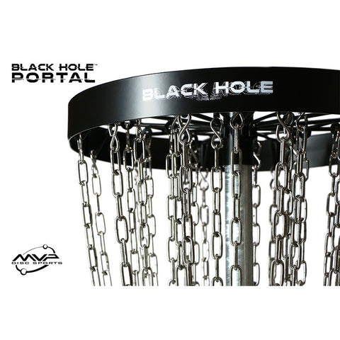 MVP Black Hole Portal Portable Disc Golf Basket